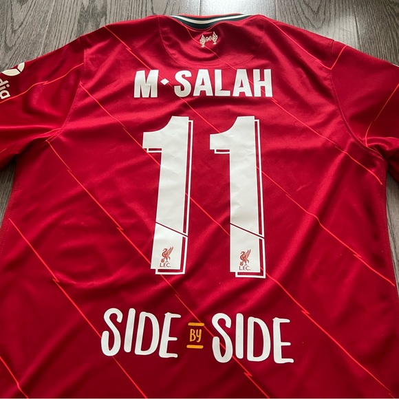 Liverpool Nike Champions League Final 2022 jersey SALAH 11 L - Picture 6 of 6